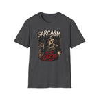 Sarcasm Is My Cardio — Funny Skeleton Gym T-Shirt