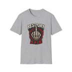 Rest Day Is A Lie — Funny Skeleton Gym T-Shirt