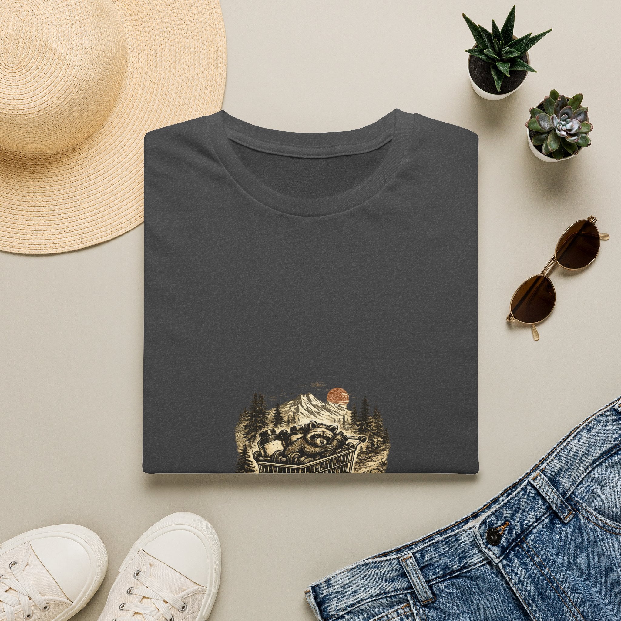 Supplement Bandit — Funny Raccoon Pre-Workout Gym T-Shirt