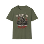 Discipline Is Cheaper Than Therapy — Skeleton Gym T-Shirt