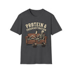 Protein & Procrastination — Funny Skeleton Gym T-Shirt