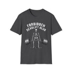 Forbidden Deadlift Club — Funny Skeleton Weightlifting T-Shirt