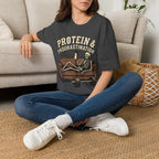 Protein & Procrastination — Funny Skeleton Gym T-Shirt