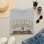 Protein & Procrastination — Funny Skeleton Gym T-Shirt