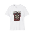 Rest Day Is A Lie — Funny Skeleton Gym T-Shirt