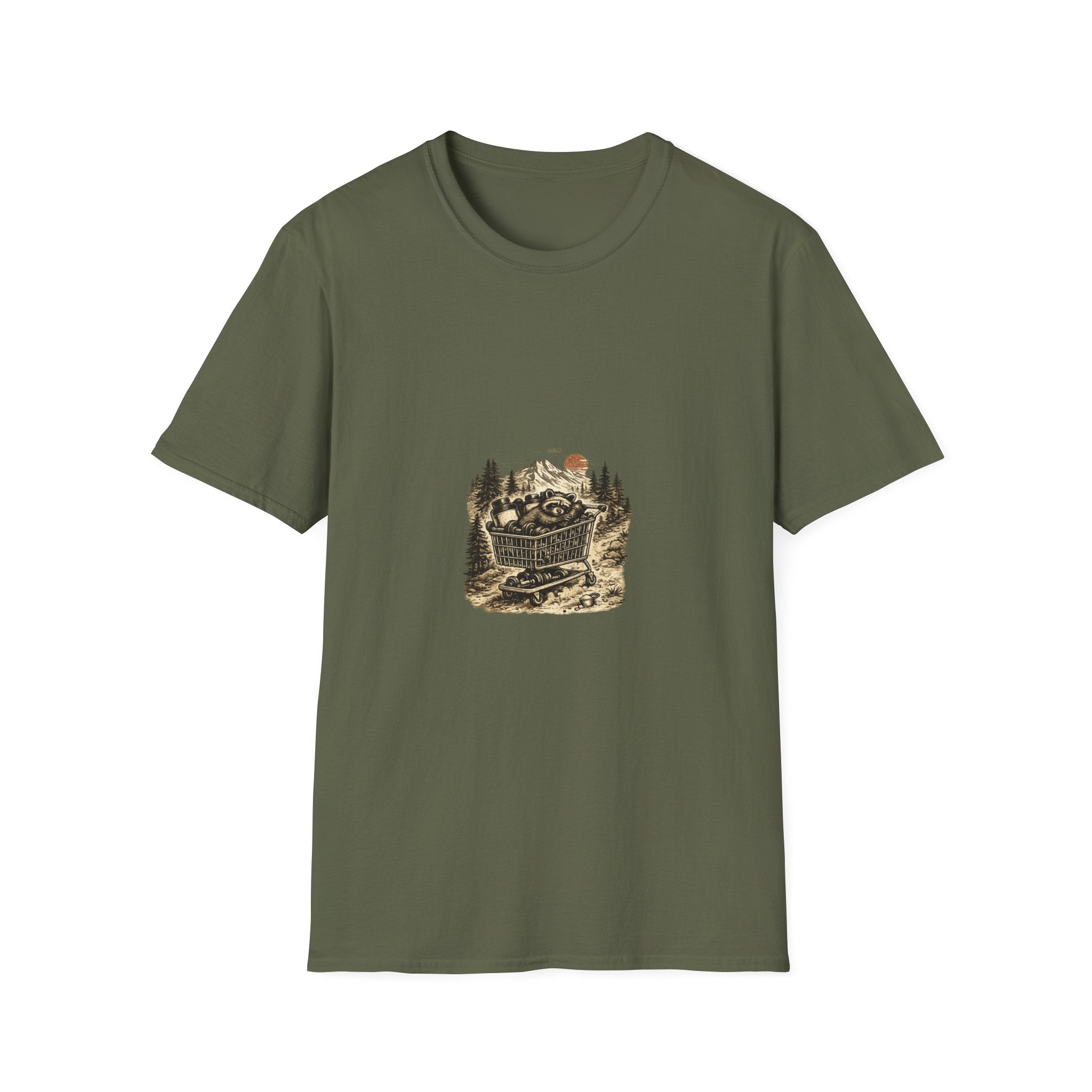 Supplement Bandit — Funny Raccoon Pre-Workout Gym T-Shirt