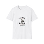 Training To Live Long Enough To Lift More — Funny Skeleton Gym T-Shirt