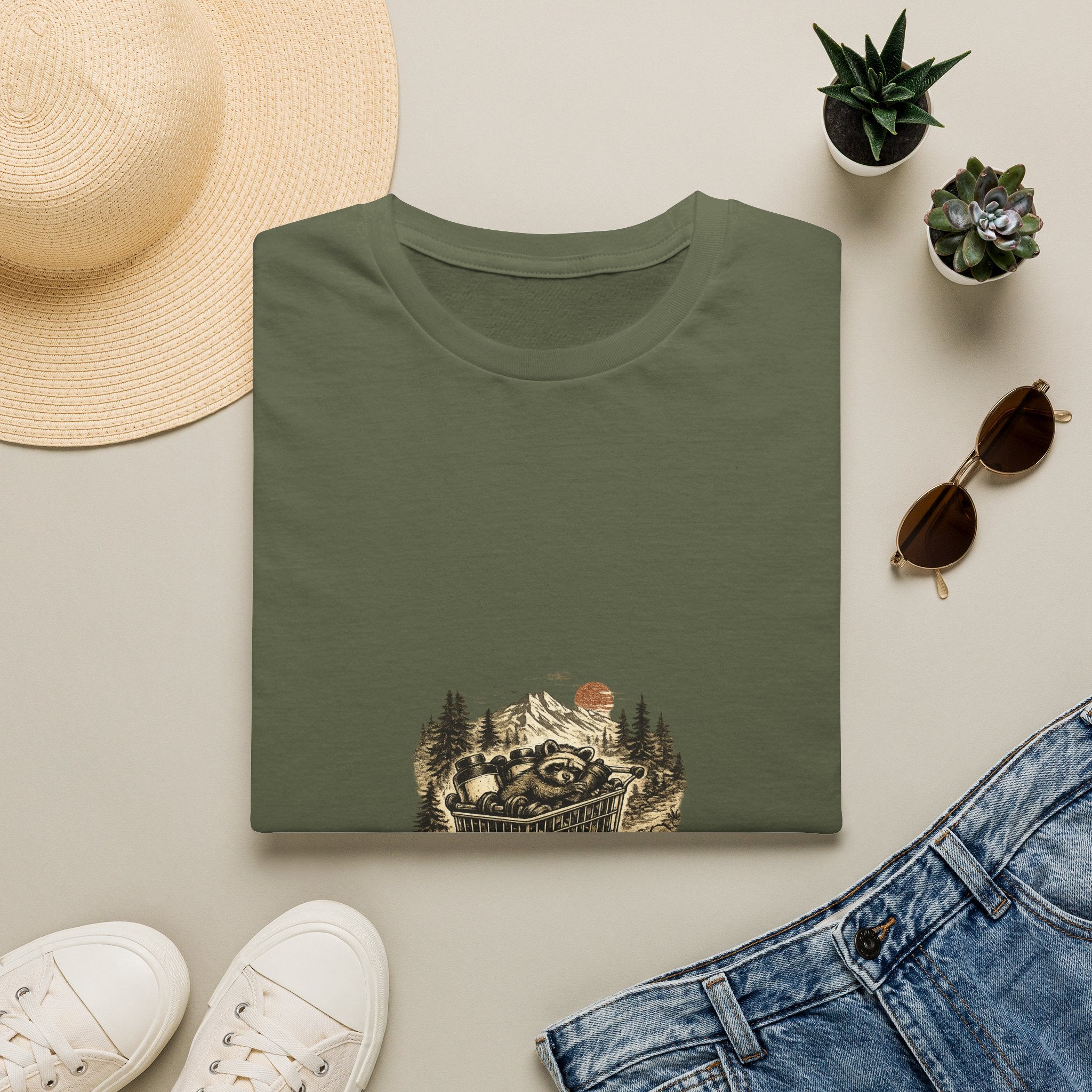 Supplement Bandit — Funny Raccoon Pre-Workout Gym T-Shirt