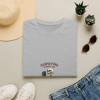 Surviving Purely On Pre-Workout — Funny Skeleton Gym T-Shirt