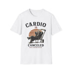 Cardio Is Canceled — Funny Grim Reaper Gym T-Shirt