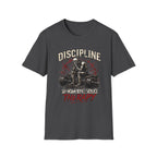 Discipline Is Cheaper Than Therapy — Skeleton Gym T-Shirt